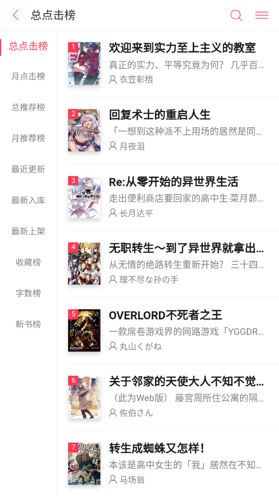 嗶哩輕小說截圖3